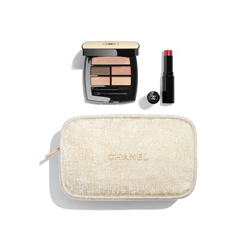 chanel lipstick pouch|LIGHT THE WAY Makeup Set .